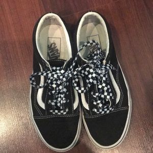 Black Canvas Old Skool Vans